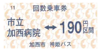 回数乗車券イメージ