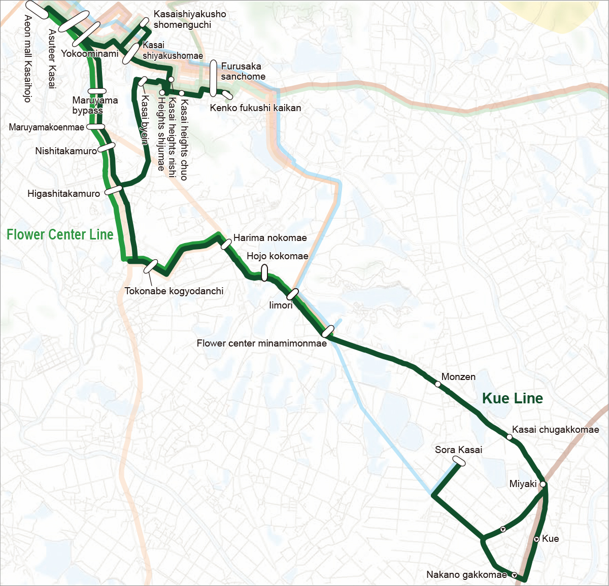 国正線路線図