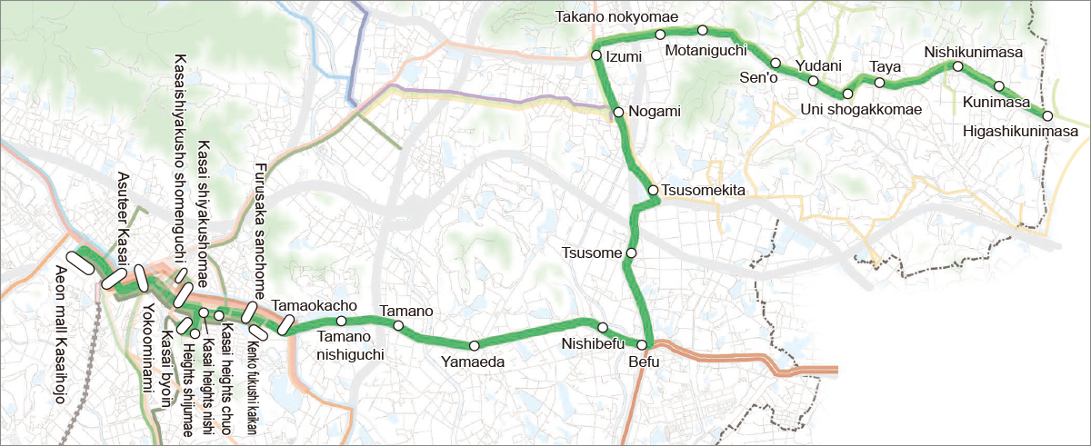 国正線路線図